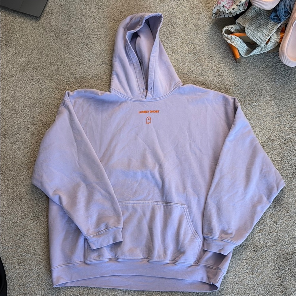 LONELY GHOST Lavender Hoodie